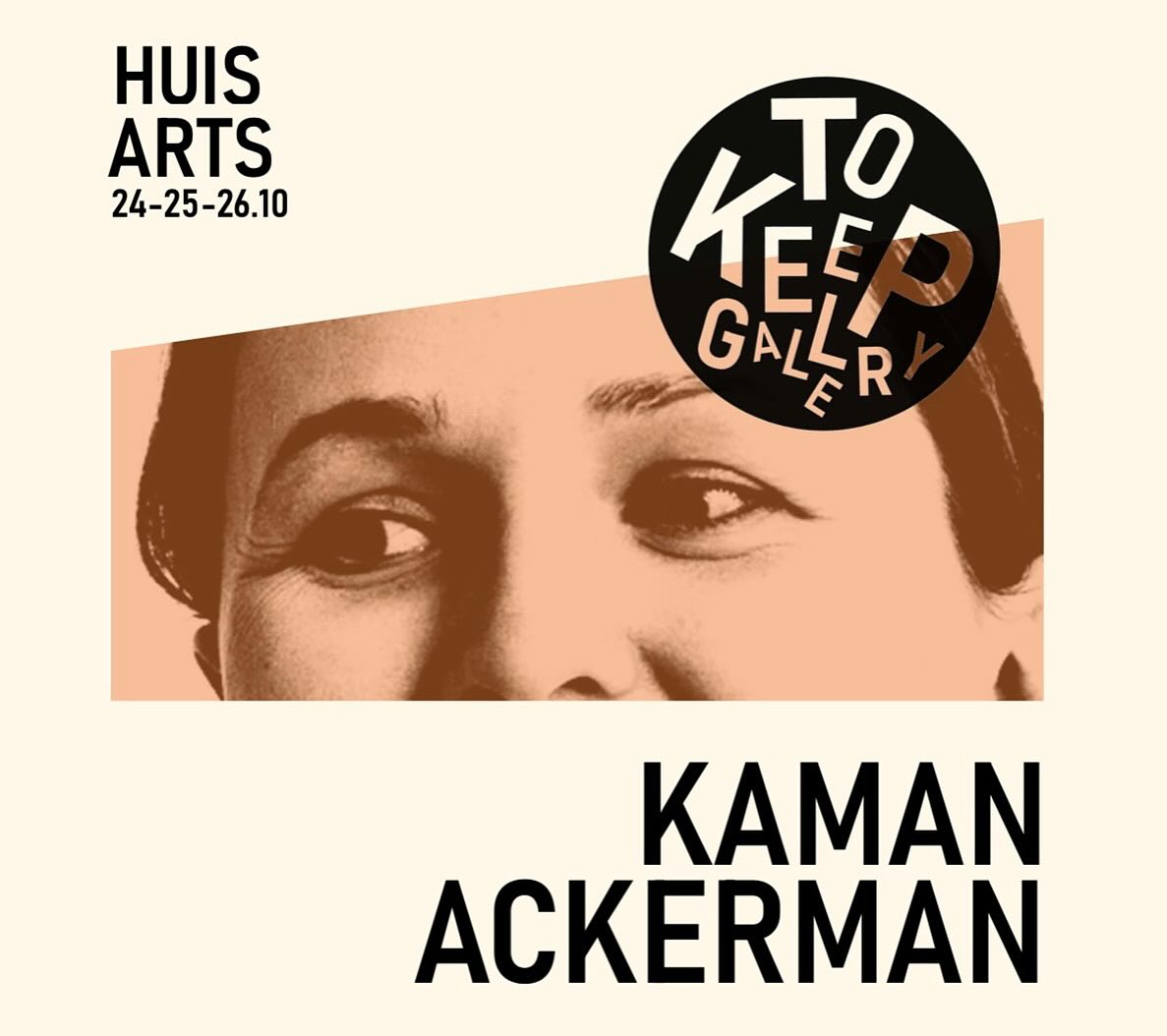 Portrait of Kaman Ackerman, contemporary artist at To Keep Gallery