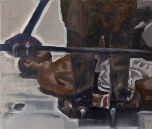 "Untitled" (Paret 2) by artist - oil on canvas