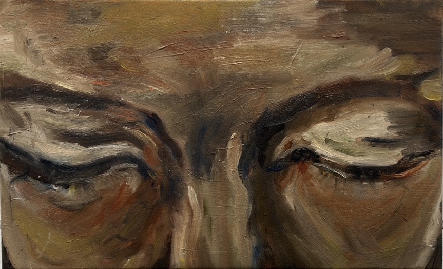"Portret van een vrouw" by artist - oil on canvas