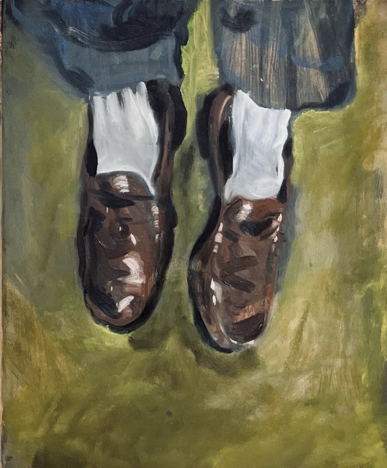 "Schoentjes" by artist - acrylic on canvas