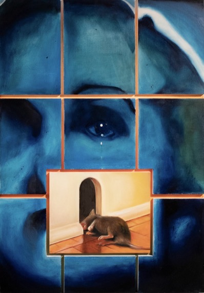 "Epilogue" - oil on panel artwork by Emile Desweemer, 2026