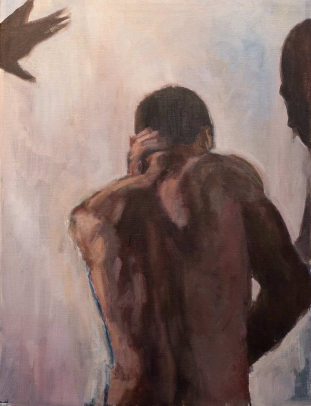 "ADAM nr.2" - oil on canvas artwork by London Gasparian, 2026