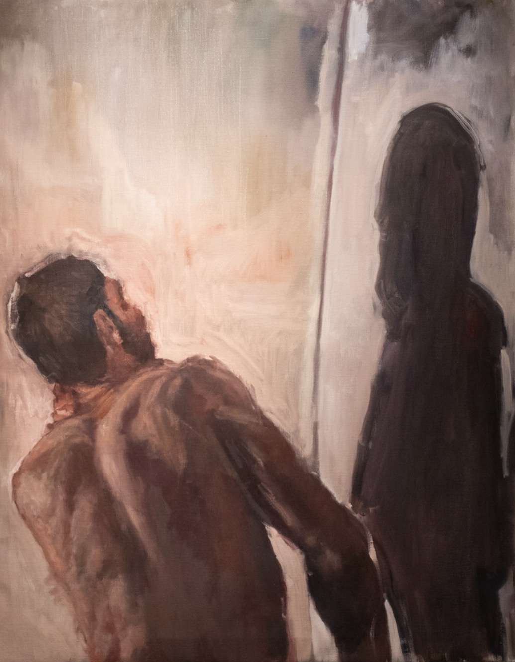 "ADAM nr.1" - oil on canvas artwork by London Gasparian, 2026