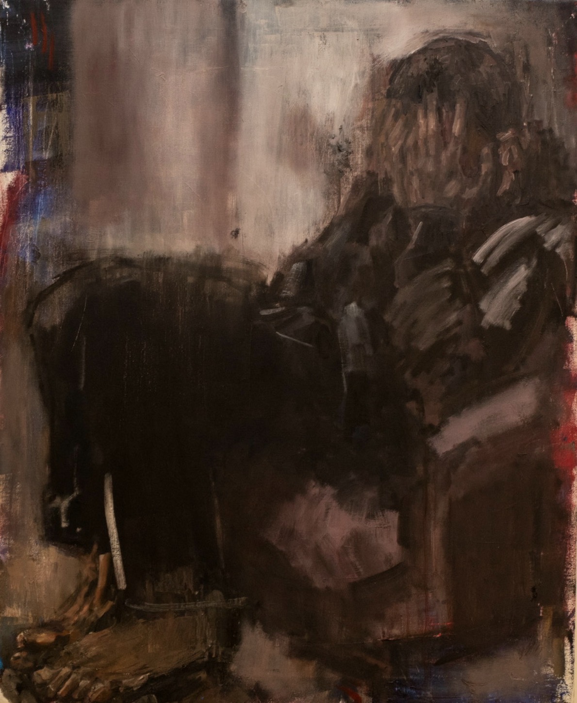 "The Giant Dwarf" - oil on canvas artwork by London Gasparian, 2026