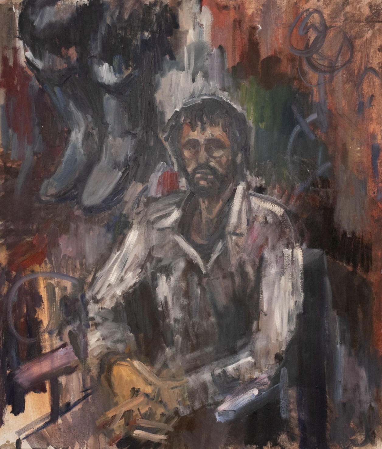 "Untitled" by London Gasparian - oil on canvas