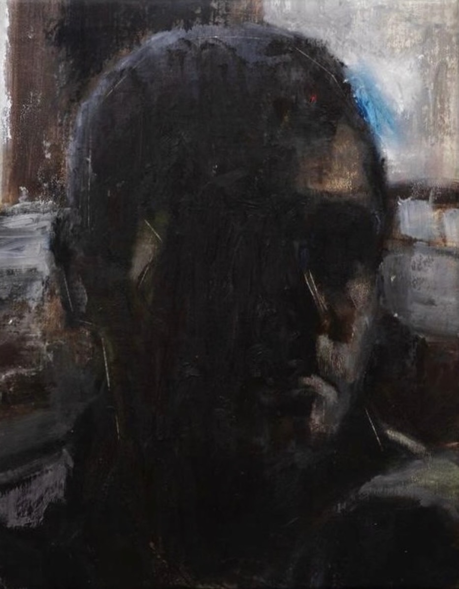 "Portret van een onbekende" - oil on canvas artwork by London Gasparian, 2026