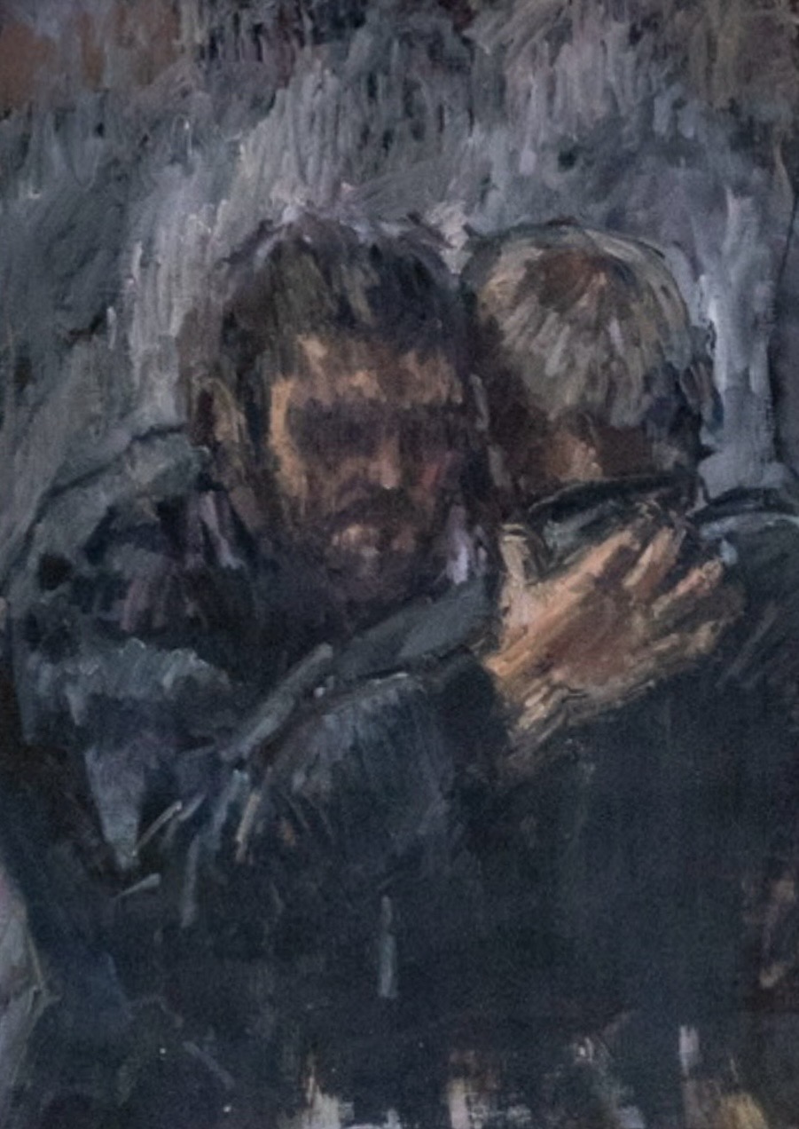 "Untitled" - oil on canvas artwork by London Gasparian, 2026